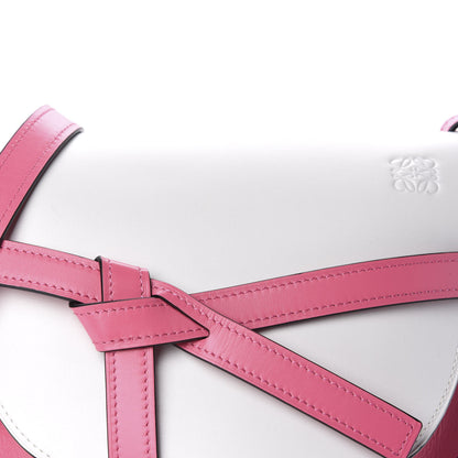 Loewe Calfskin Small Metal Gate Crossbody Bag Wild Rose White 9 of 9