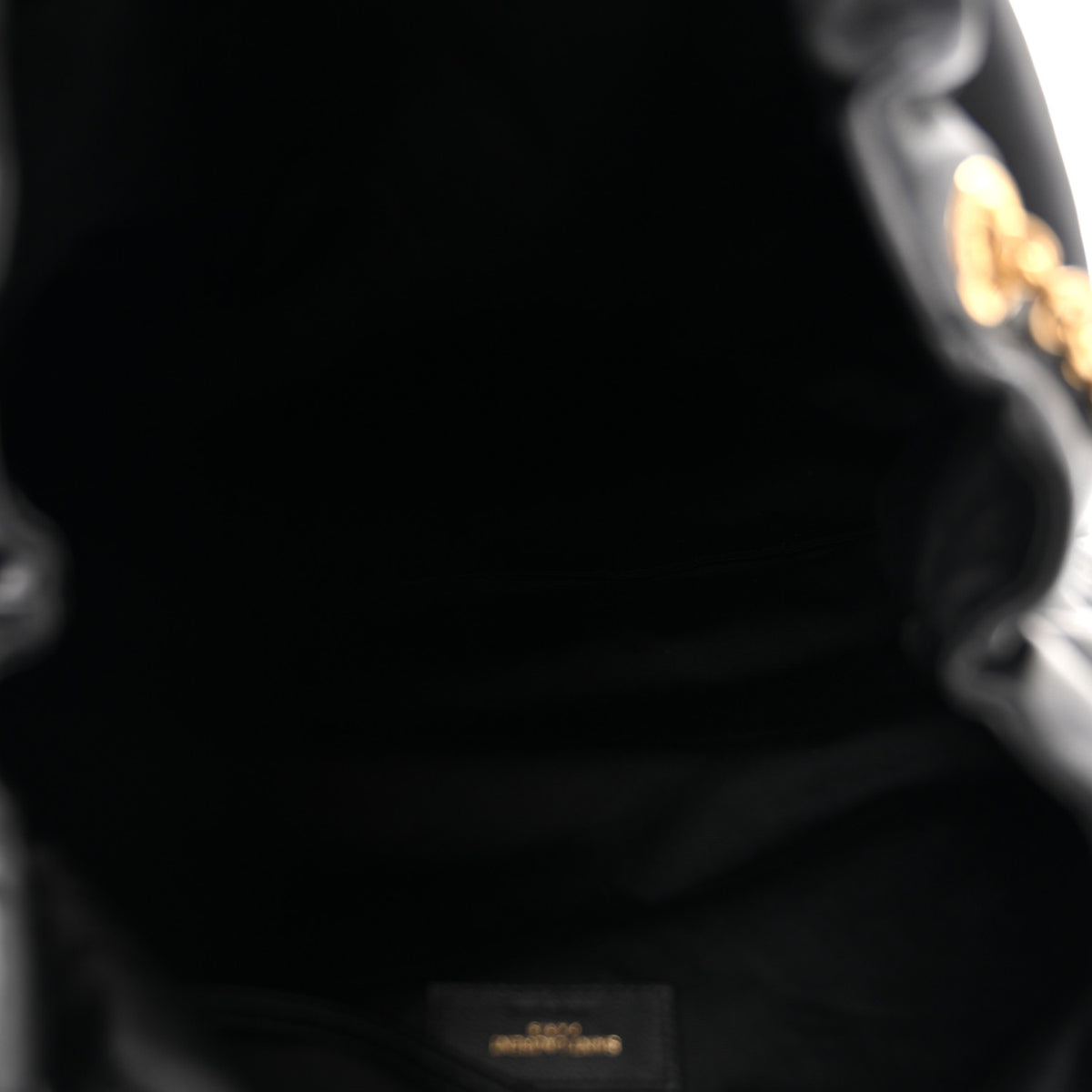 Saint Laurent Lambskin Matelasse Monogram Large Jamie 4.3 Pochon Black 6 of 12