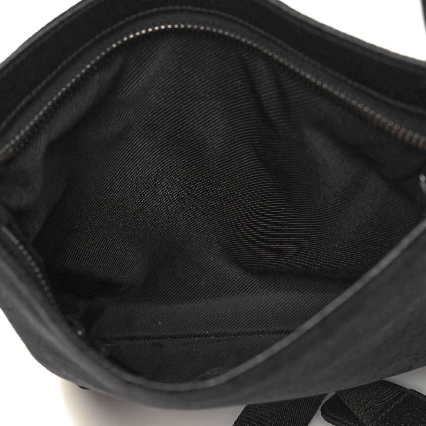 Monogram Flat Messenger Bag Black