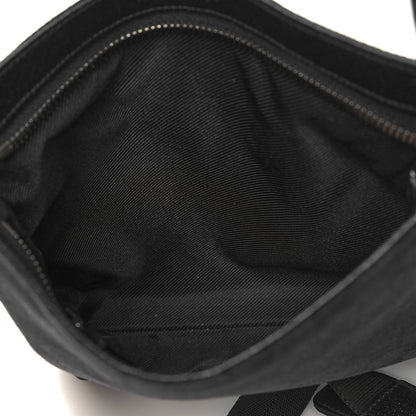 Gucci Monogram Flat Messenger Bag Black 5 of 10