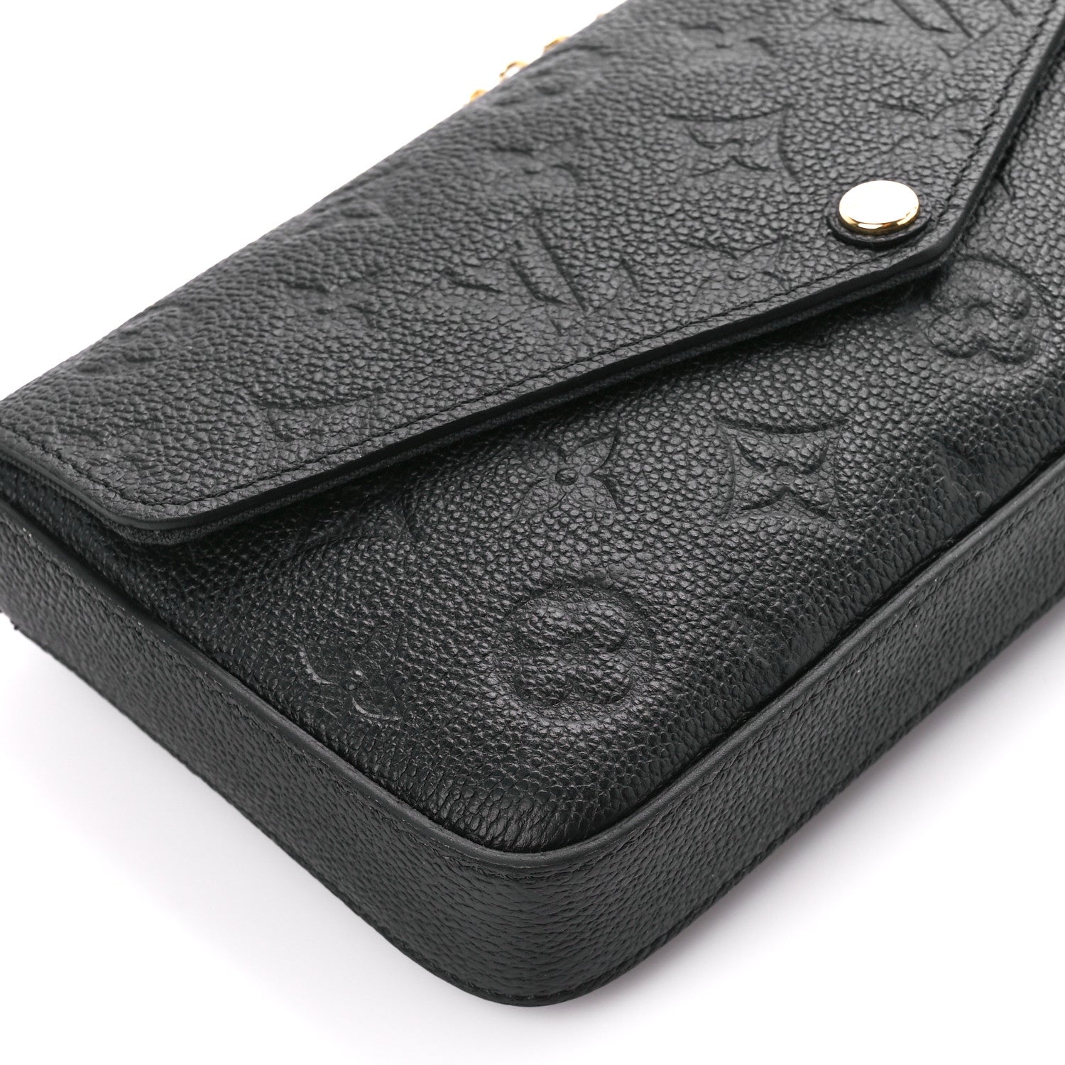 Louis Vuitton Empreinte Pochette Felicie Chain Wallet Black 13 of 15