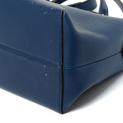 Fendi Vitello Dolce Marmol Large By The Way Boston Bag Blue 10 of 23