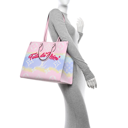 Louis Vuitton Monogram Escale Forte Dei Marmi Onthego GM Pastel 2 of 15