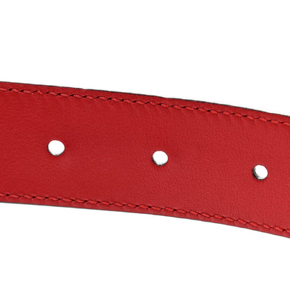 Gucci Moon Calfskin Crystal Dionysus 30mm Belt 85 34 Red 5 of 5