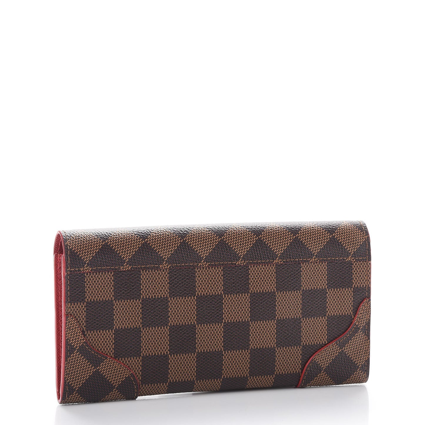 Damier Ebene Caissa Wallet Cherry