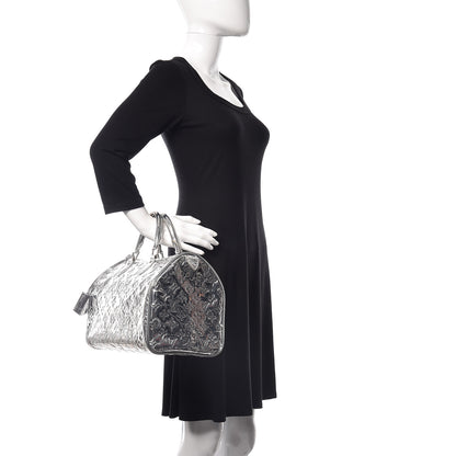 Louis Vuitton Monogram Miroir Speedy 30 Silver 2 of 9