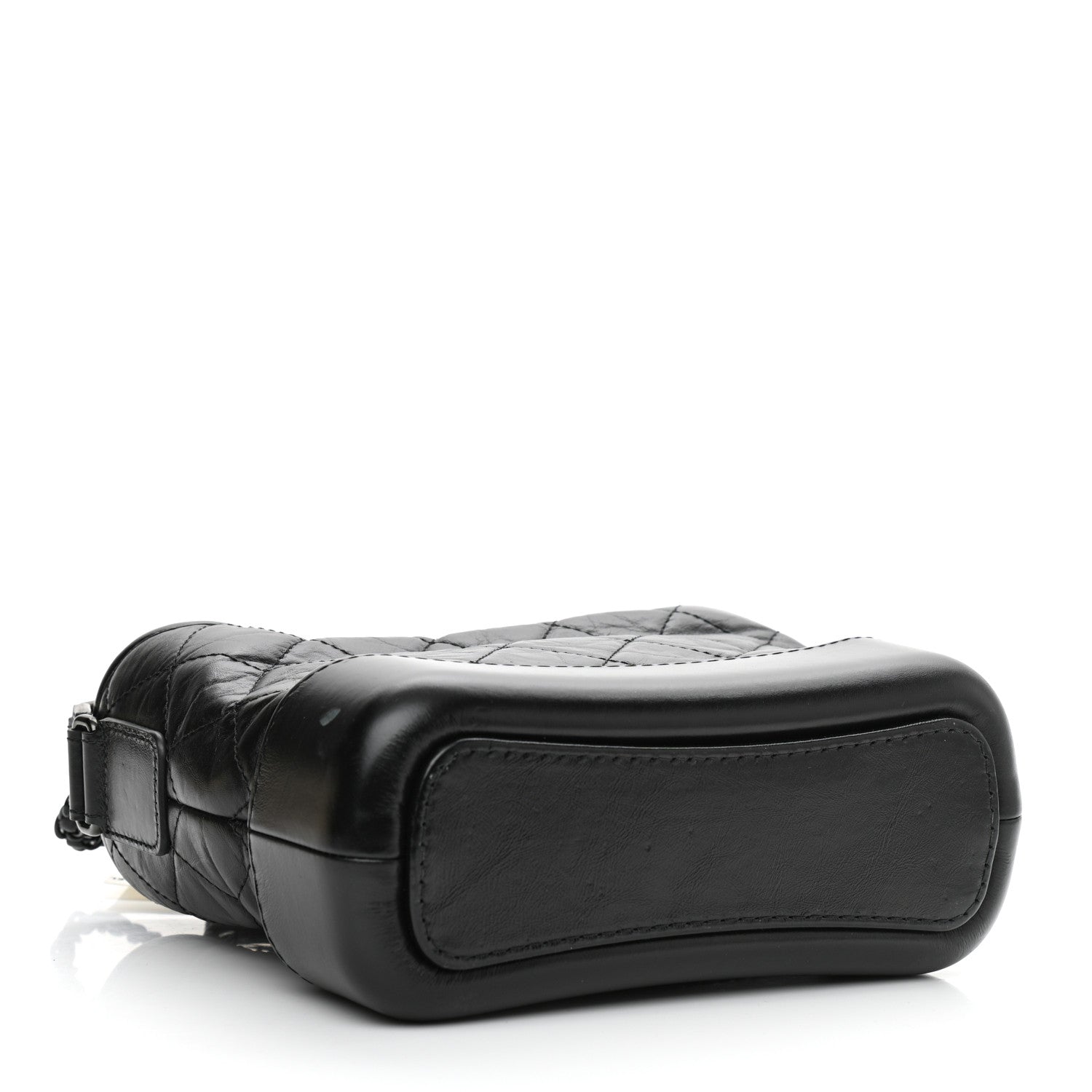 Chanel Aged Calfskin Quilted Small Gabrielle Hobo So Black 4 of 12