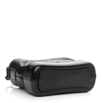 Chanel Aged Calfskin Quilted Small Gabrielle Hobo So Black 4 of 12