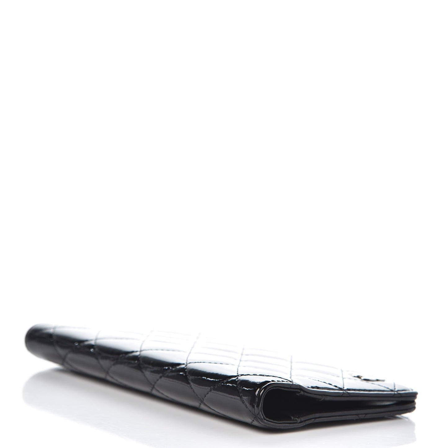 Patent Quilted Medium Agenda Cover Black