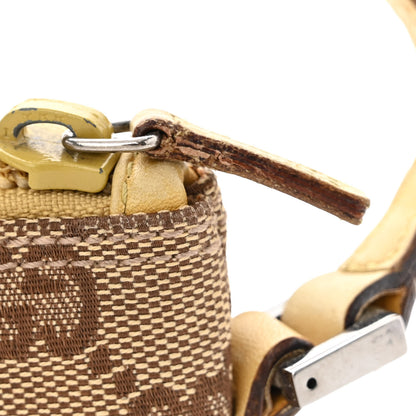 Gucci Monogram Boat Pochette Yellow 13 of 14