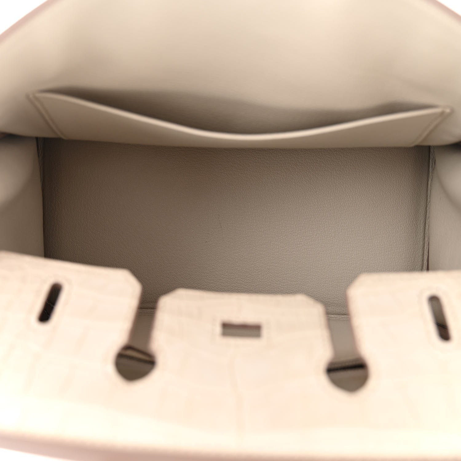 Hermes Togo Matte Alligator Birkin Touch 25 Beton 5 of 11