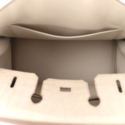 Hermes Togo Matte Alligator Birkin Touch 25 Beton 5 of 11