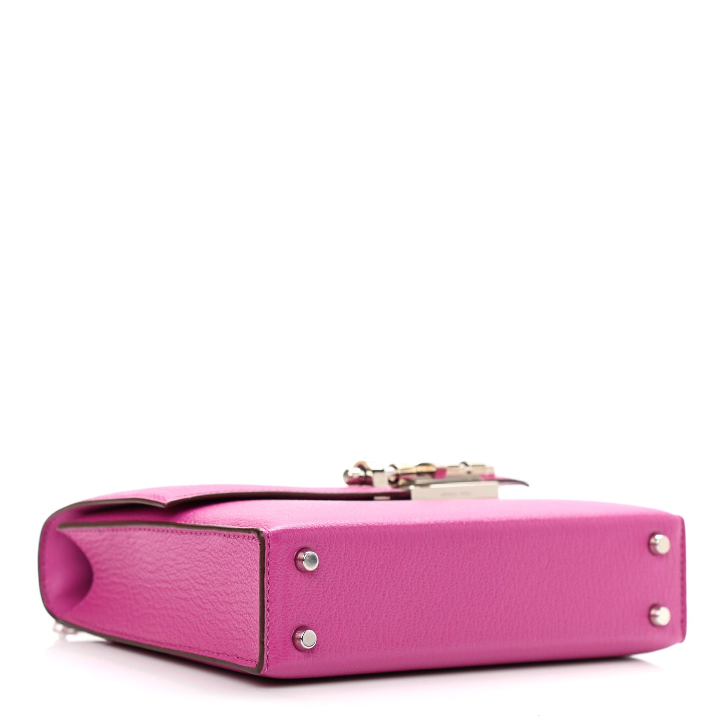 Chevre Mysore Mini Verrou Chaine Bag Magnolia