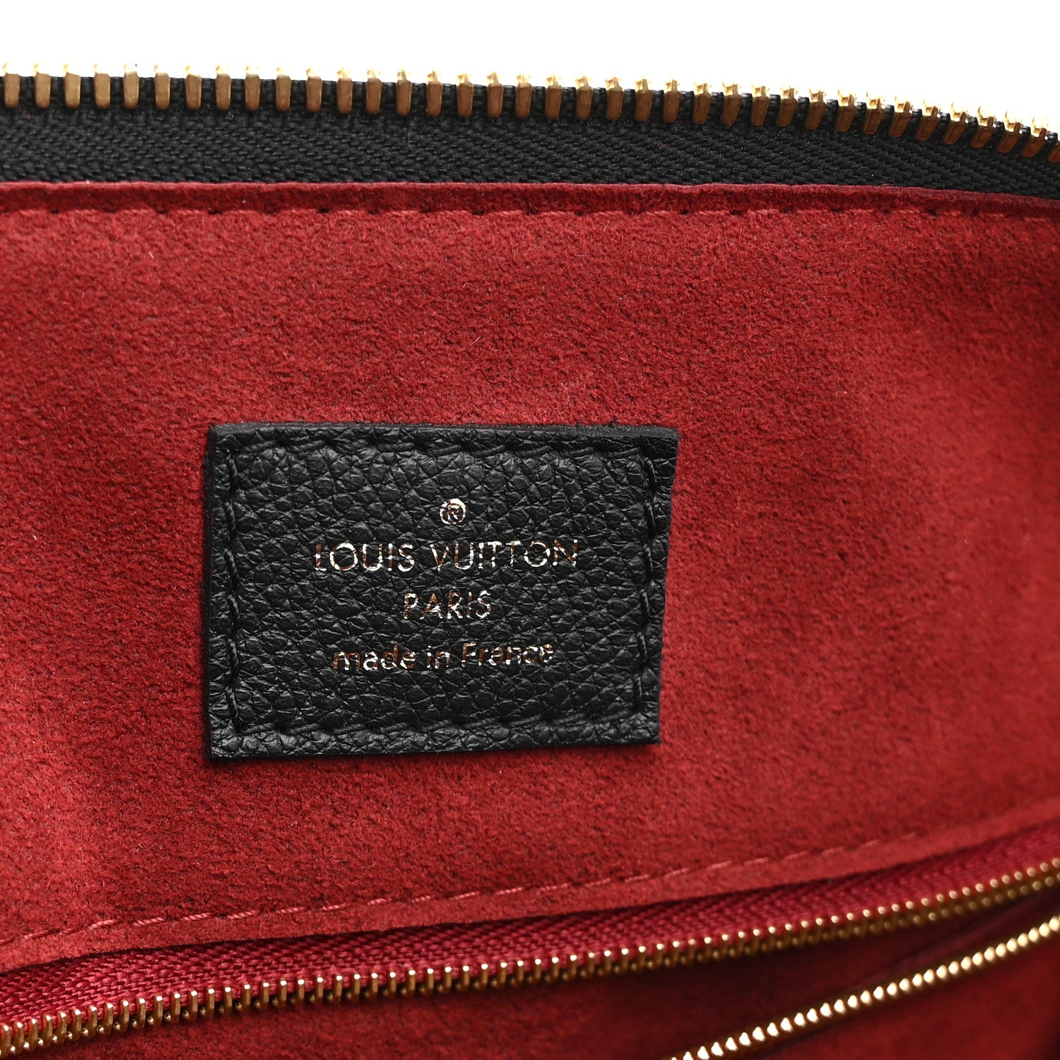Louis Vuitton Empreinte Monogram Giant Speedy Bandouliere 25 Black Beige 6 of 9