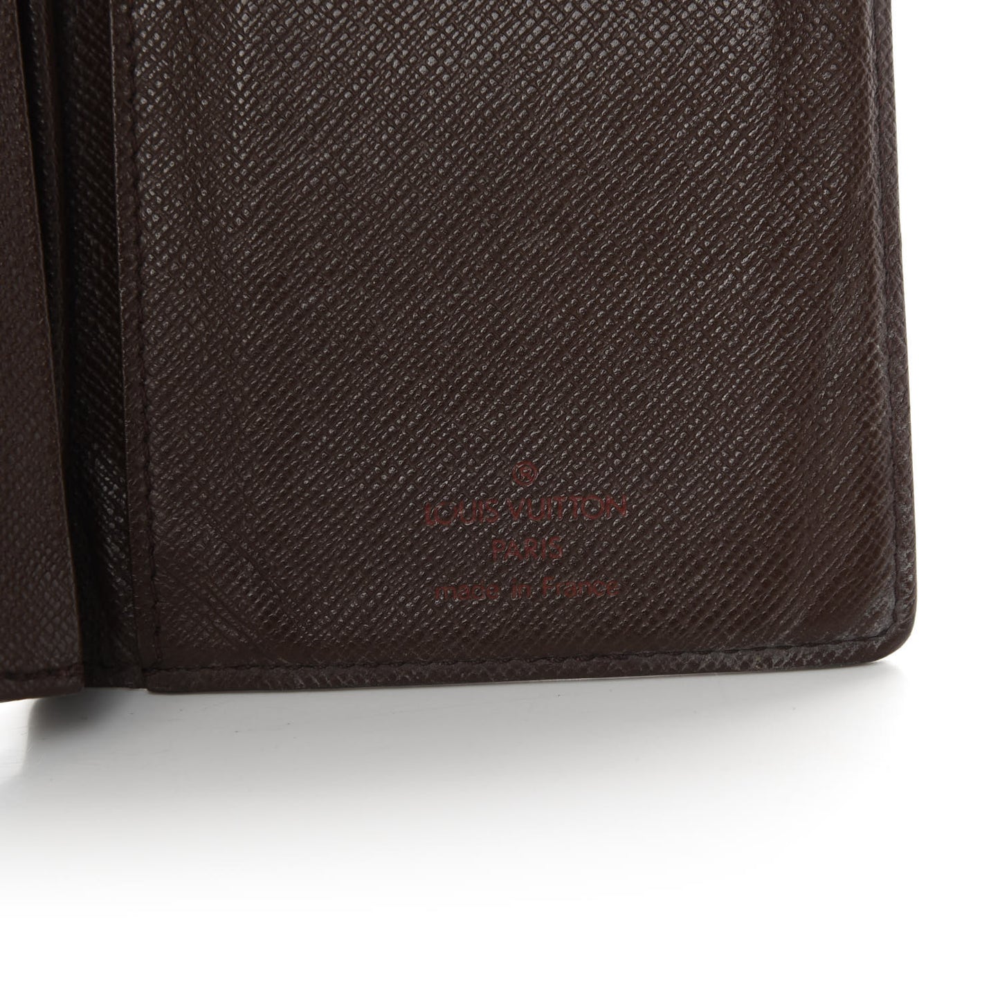 Damier Ebene Porte-Cartes Credit Yen Checkbook Wallet