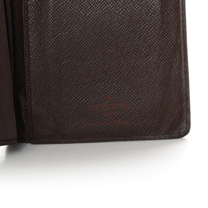 Louis Vuitton Damier Ebene Porte-Cartes Credit Yen Checkbook Wallet 6 of 6