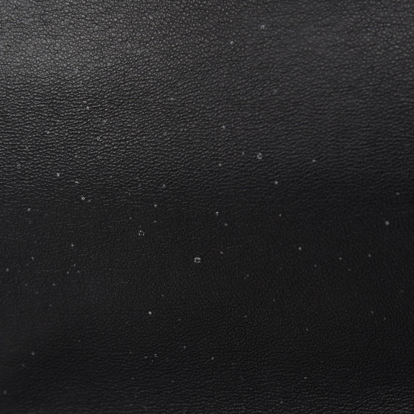 Calfskin Crocodile Embossed Suede Large Trapeze Black