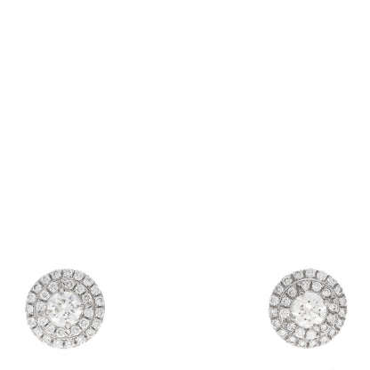 Tiffany Platinum Diamond .60ctw Soleste Earrings 1 of 4