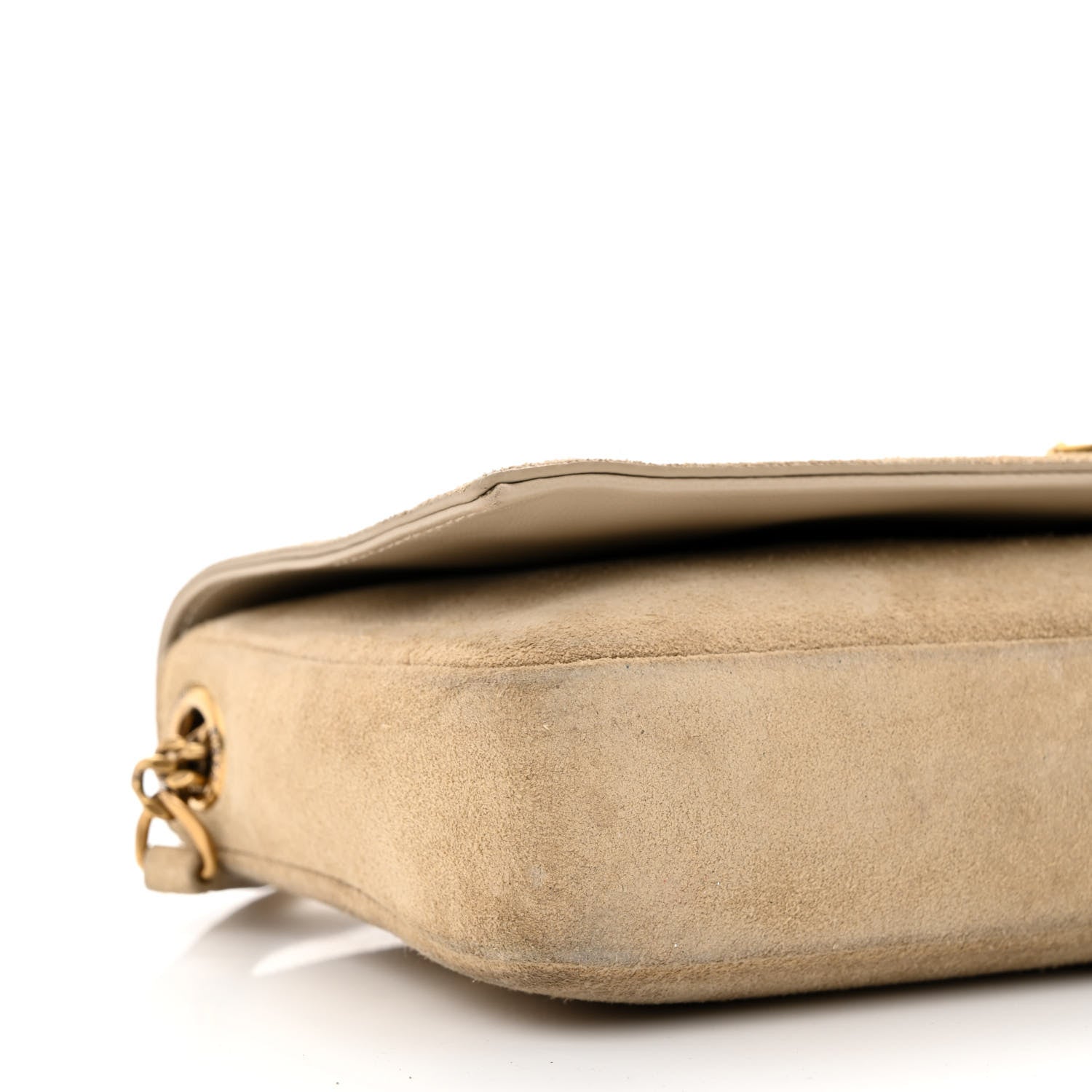 Saint Laurent Suede Monogram Tassel Kate 99 Beige 9 of 10