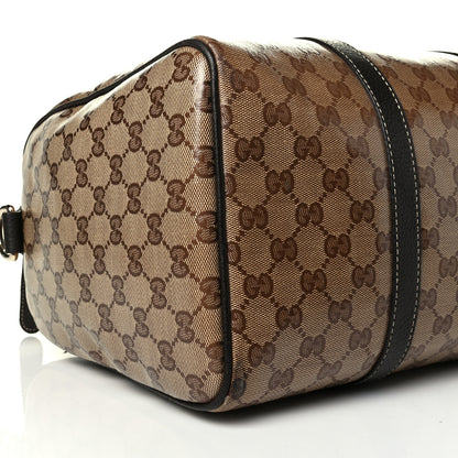 Gucci Crystal Monogram Medium Joy Boston Dark Brown 5 of 9