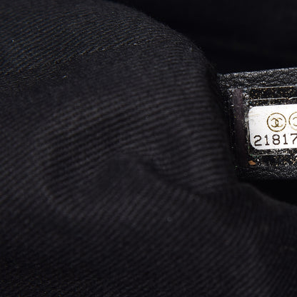 Chanel Grained Vegetal Calfskin Small Urban Shopping Tote Black 8 of 11