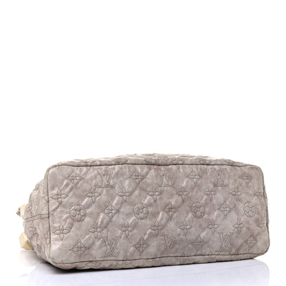 Louis Vuitton Lambskin Olympe Stratus PM Ecru 3 of 4