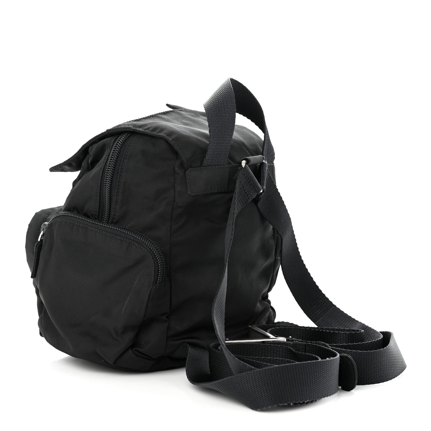 Nylon Vela Mini Backpack Black