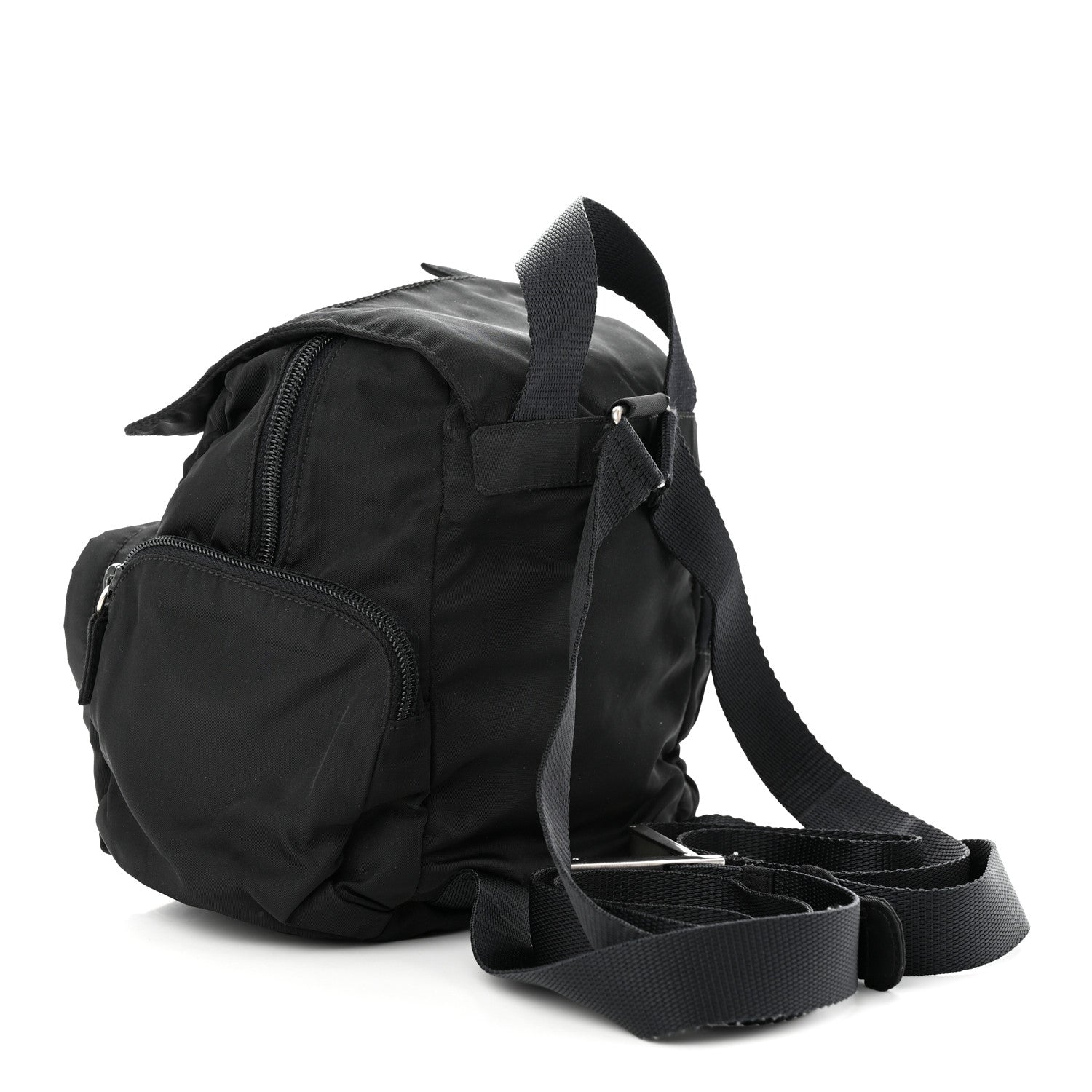 Prada Nylon Vela Mini Backpack Black 3 of 10