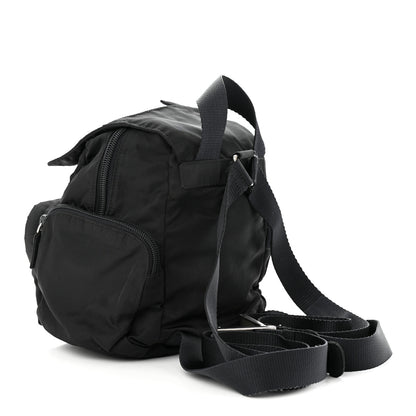 Prada Nylon Vela Mini Backpack Black 3 of 10
