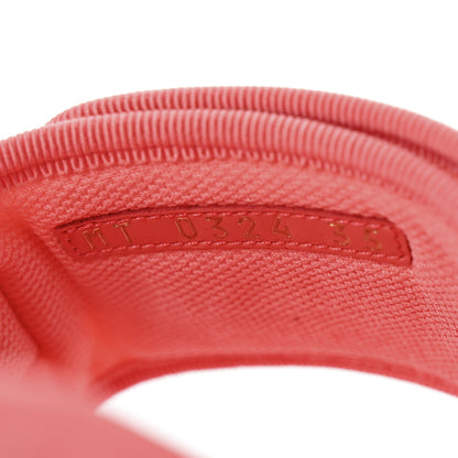 Christian Dior Technical Stretch Fabric Dio(r)evolution Toile De Jouy Slide Sandals 35 Coral 9 of 11