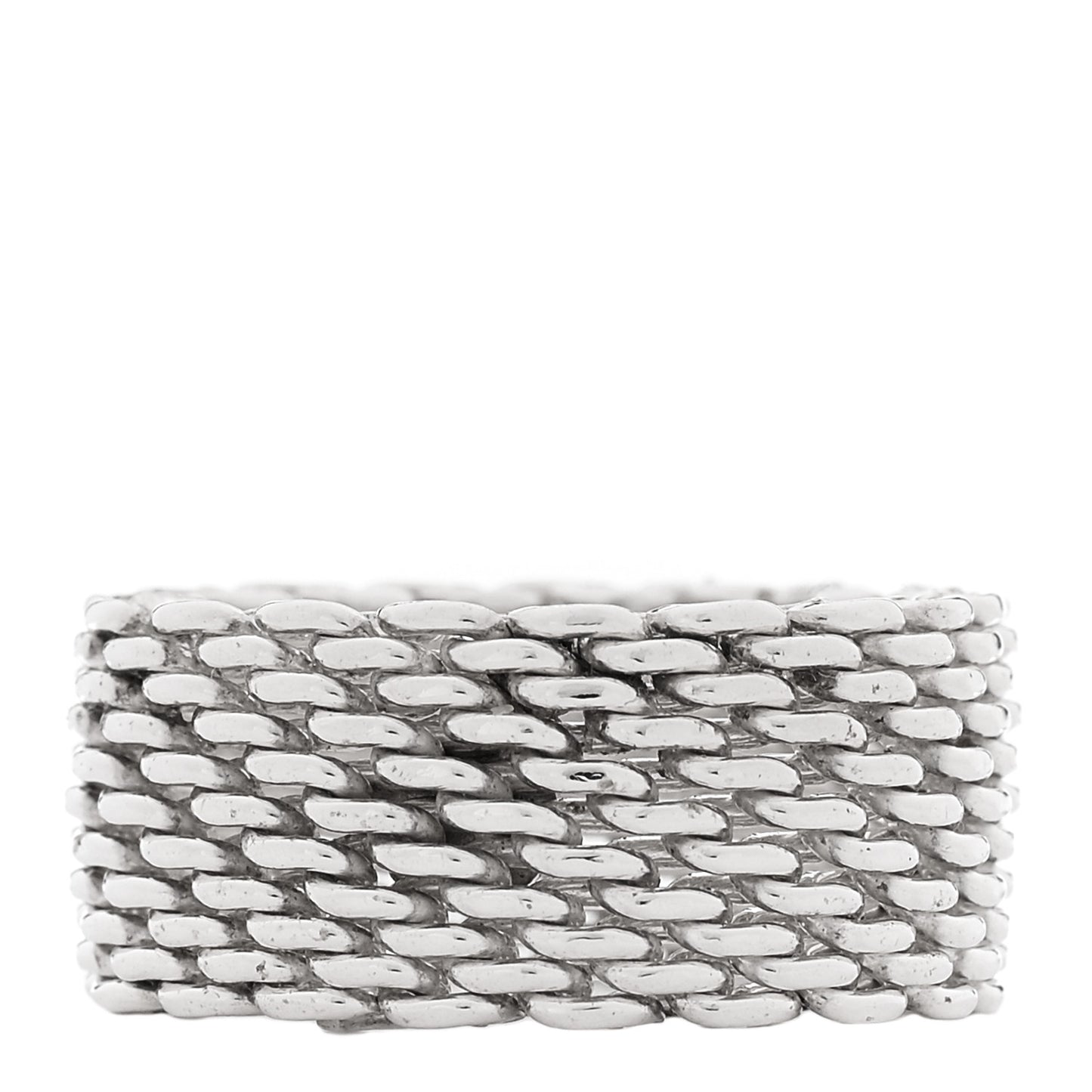 Sterling Silver Somerset Mesh Ring 55 7.25