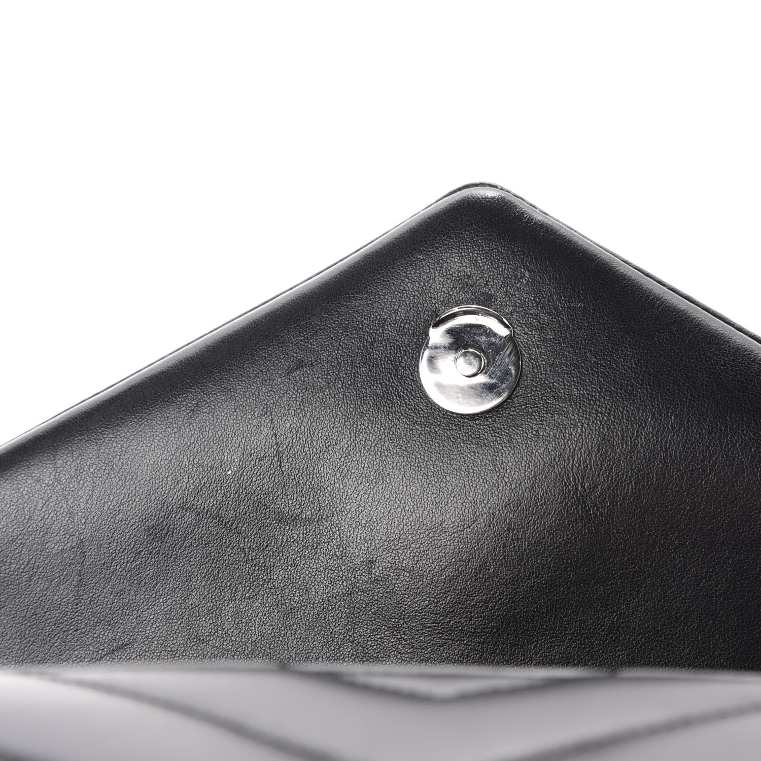 Saint Laurent Calfskin Y Quilted Monogram Small Loulou Chain Satchel Black 11 of 12
