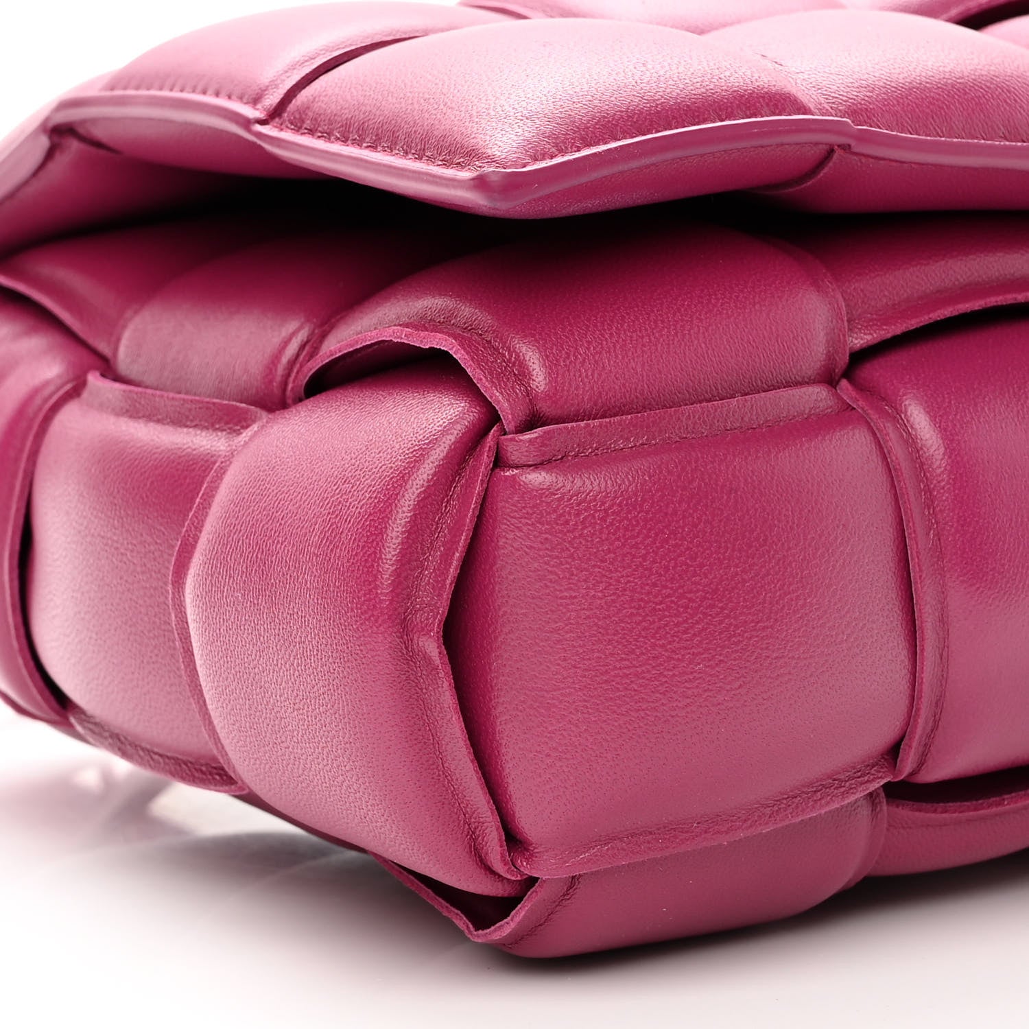 Bottega Veneta Nappa Maxi Intreccio Padded Cassette Crossbody Bag Cinnabar 8 of 9