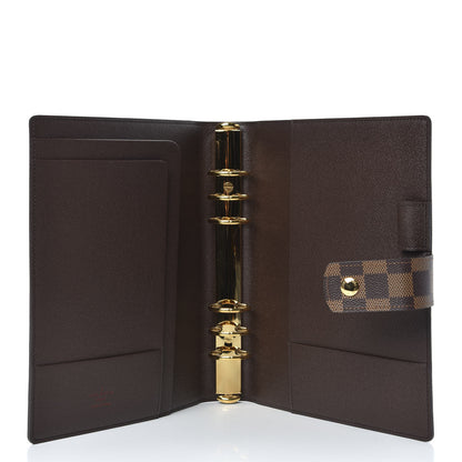 Louis Vuitton Damier Ebene Large Ring Agenda Cover 5 of 9