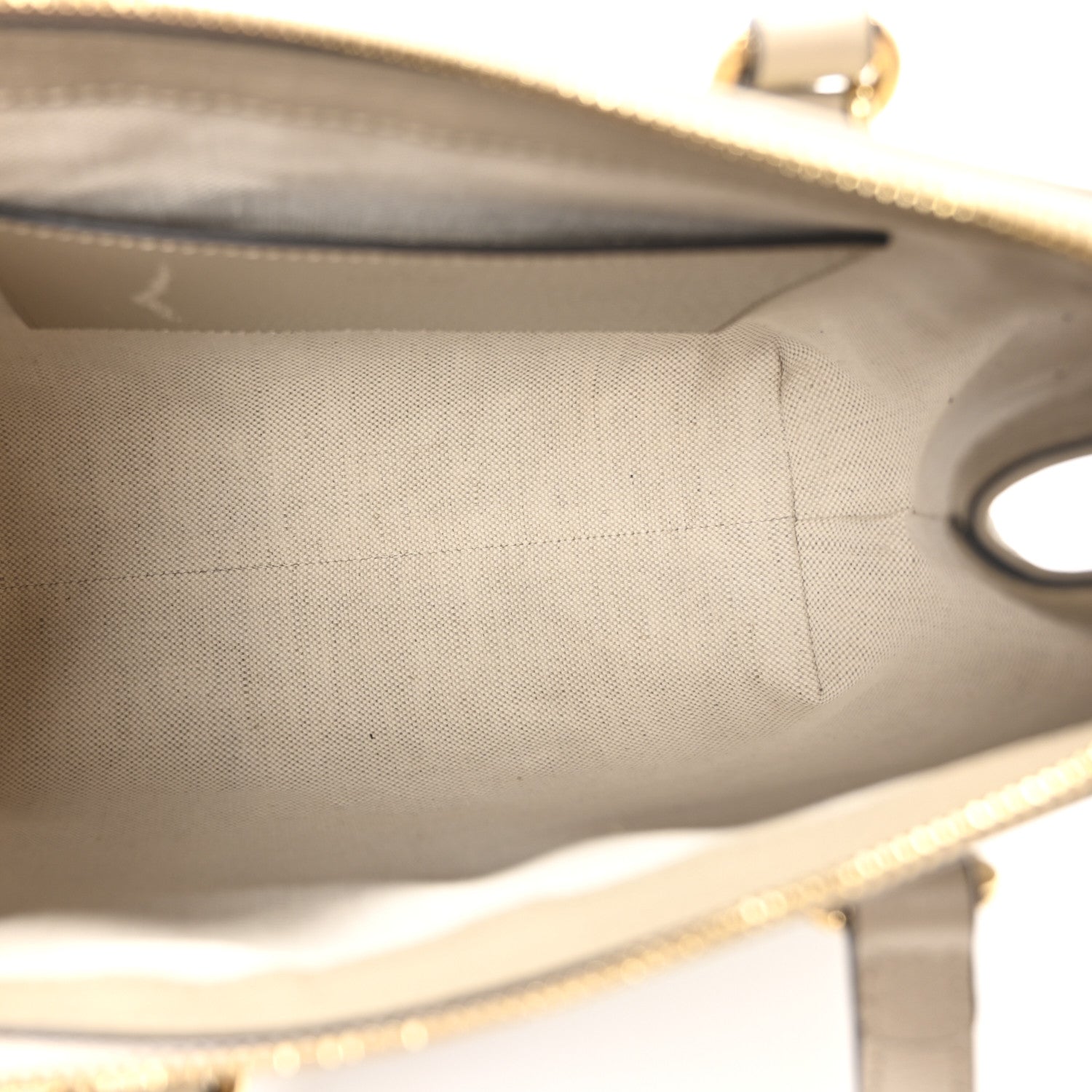 Gucci GG Supreme Monogram Textured Dollar Calfskin Web Small Ophidia Tote Bag Beige Mystic White Oatmeal 5 of 10