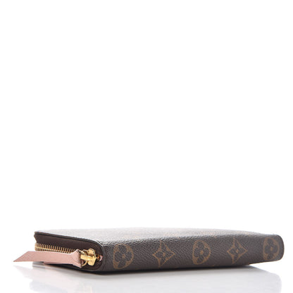 Louis Vuitton Monogram Clemence Wallet Rose Ballerine 4 of 9