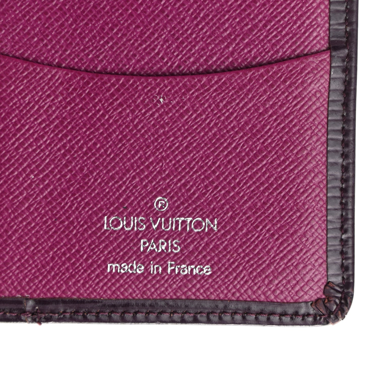 Louis Vuitton Epi Pocket Organizer Cassis 7 of 8