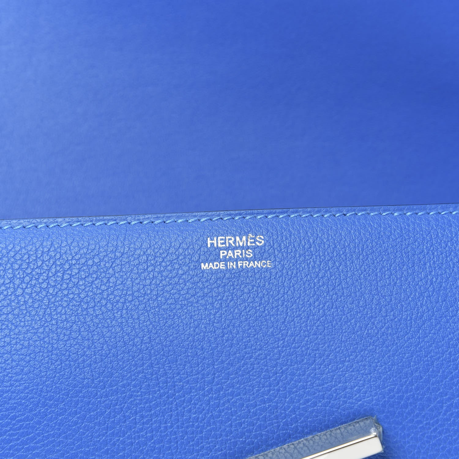 Hermes Evercolor Egee Clutch Bleu Hydra 6 of 9