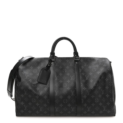 Louis Vuitton Monogram Eclipse Keepall Bandouliere 50 1 of 9