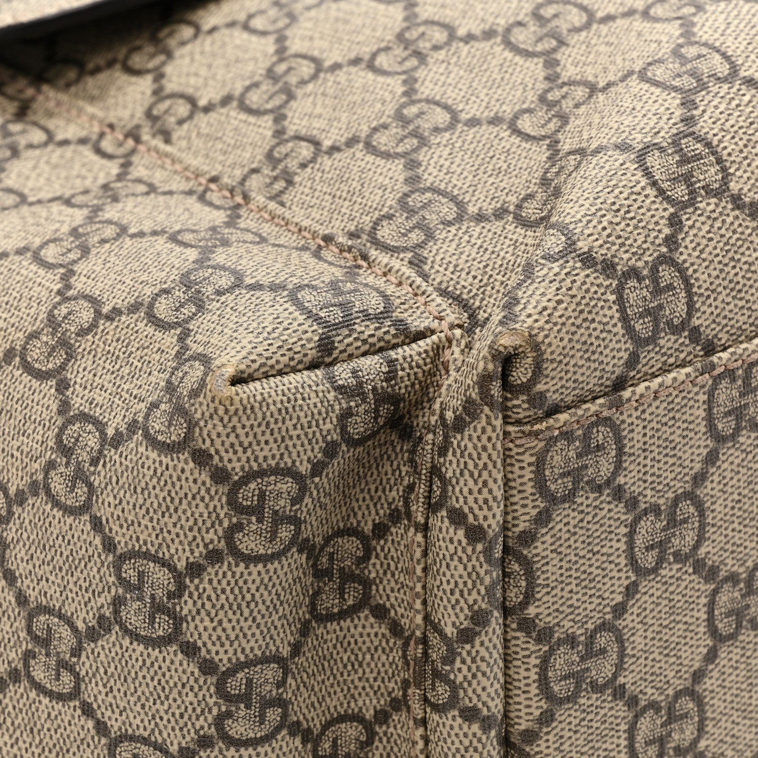 Gucci GG Plus Monogram Messenger Diaper Bag Dark Brown 13 of 16