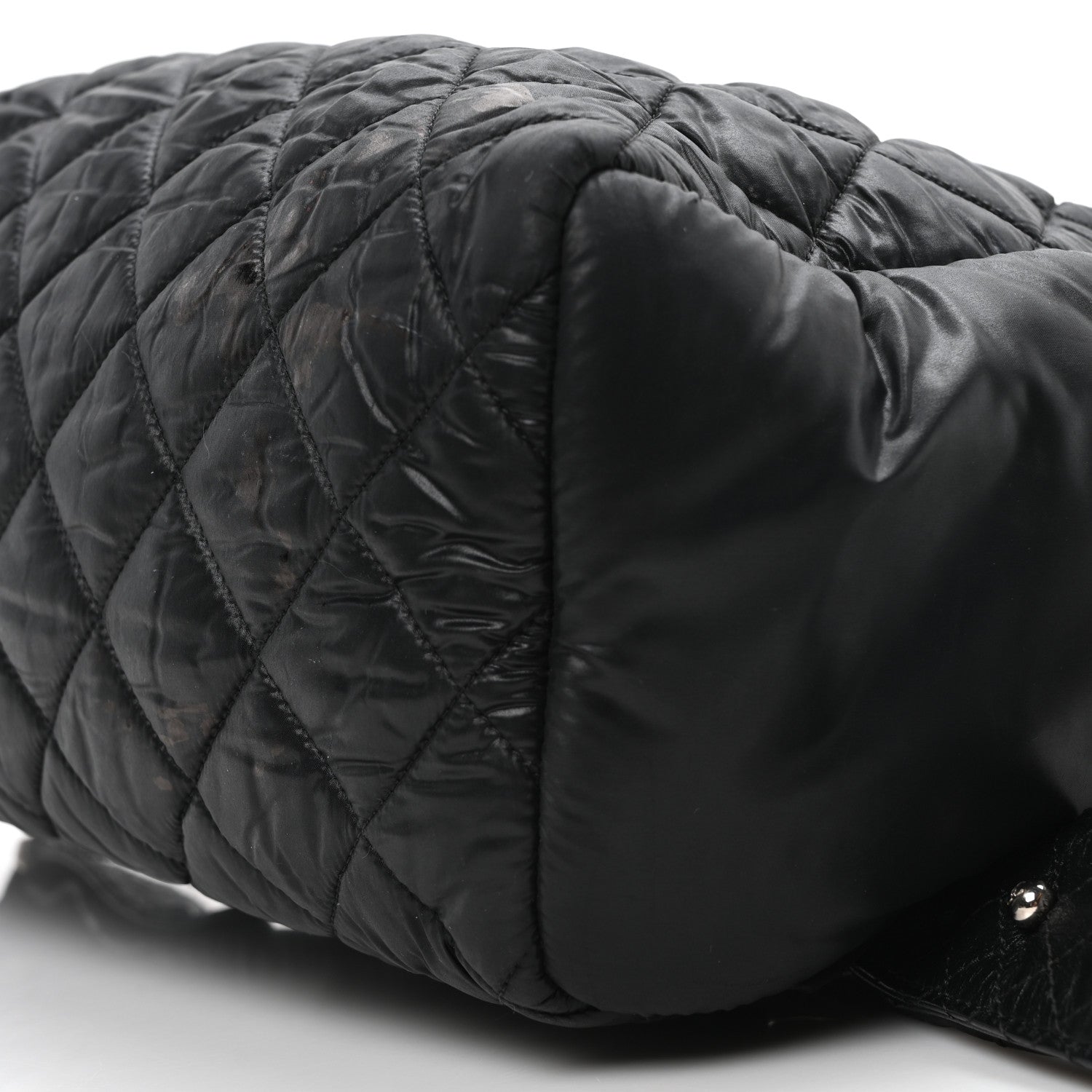 Chanel Nylon Quilted Coco Cocoon Backpack Black 10 of 11