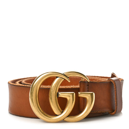 Gucci Faded Calfskin Double G 40mm Belt 115 46 Cuir 1 of 4