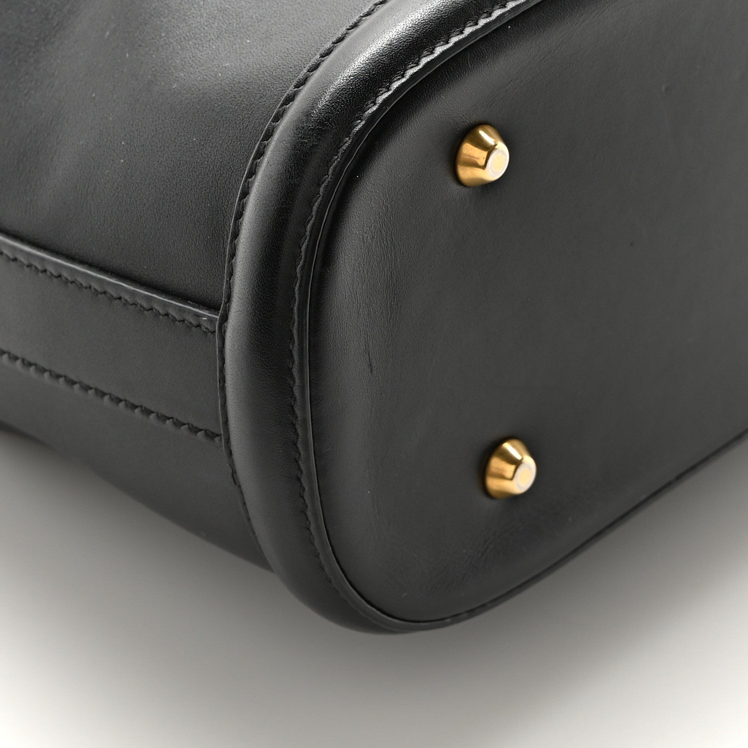 Christian Dior Calfskin CD Embossed Medium C'est Chain Bucket Bag Black 8 of 9