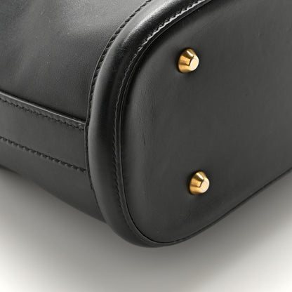 Christian Dior Calfskin CD Embossed Medium C'est Chain Bucket Bag Black 8 of 9