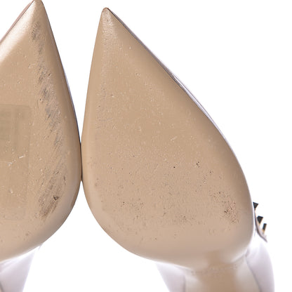 Valentino Garavani Patent Rockstud 100mm Pumps 36 Poudre 9 of 11