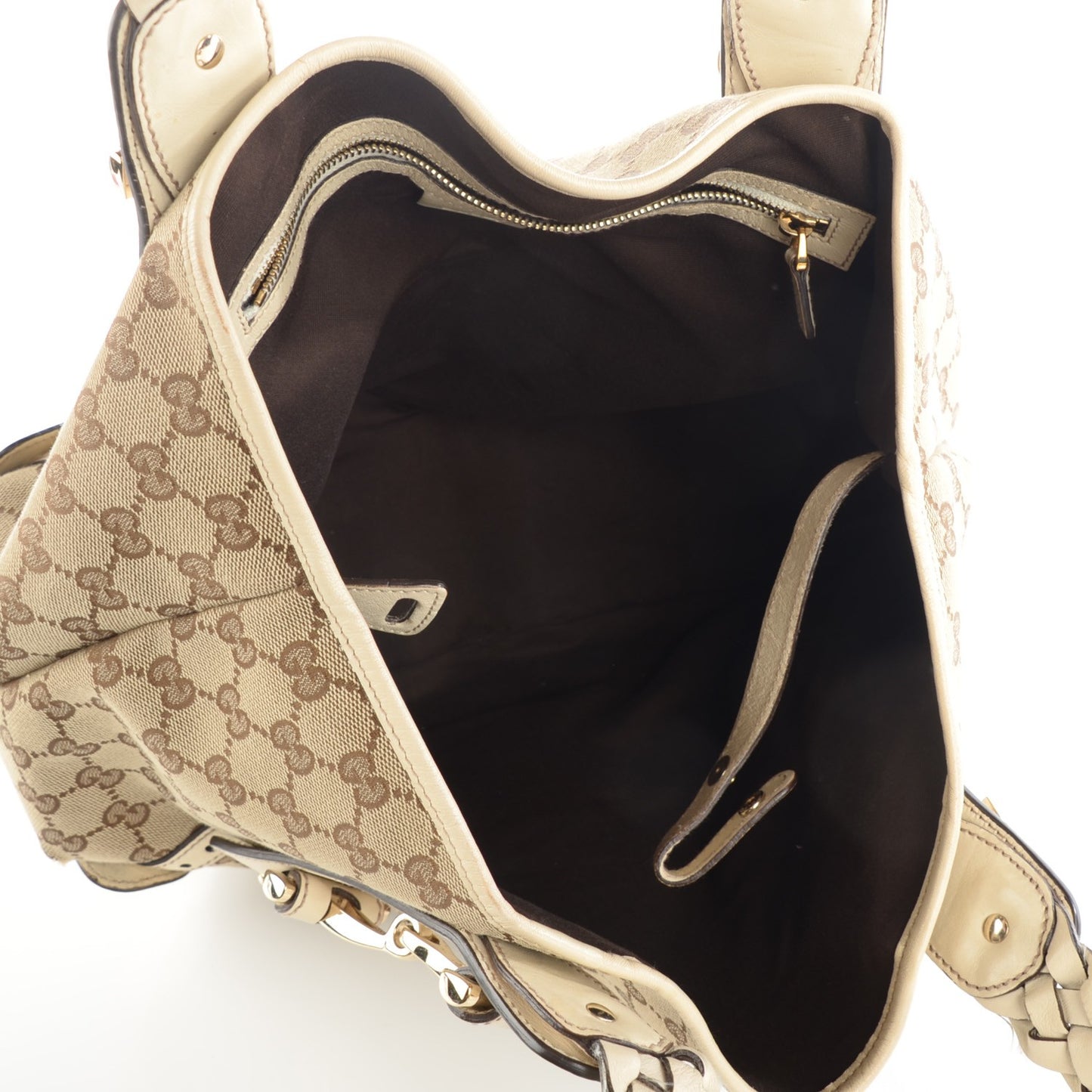 Monogram Small Pelham Shoulder Bag Off White
