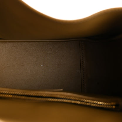 Saint Laurent Calfskin Lizard Embossed Small Le 5 A 7 Soft Hobo Dark Pistachio 5 of 12