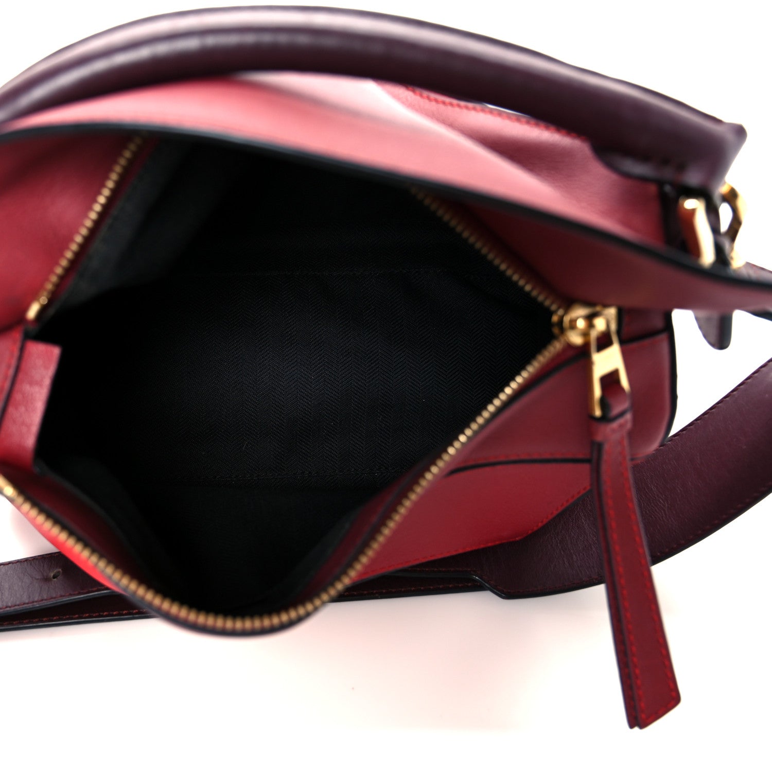 Loewe Calfskin Colorblock Small Puzzle Bag Red 8 of 21