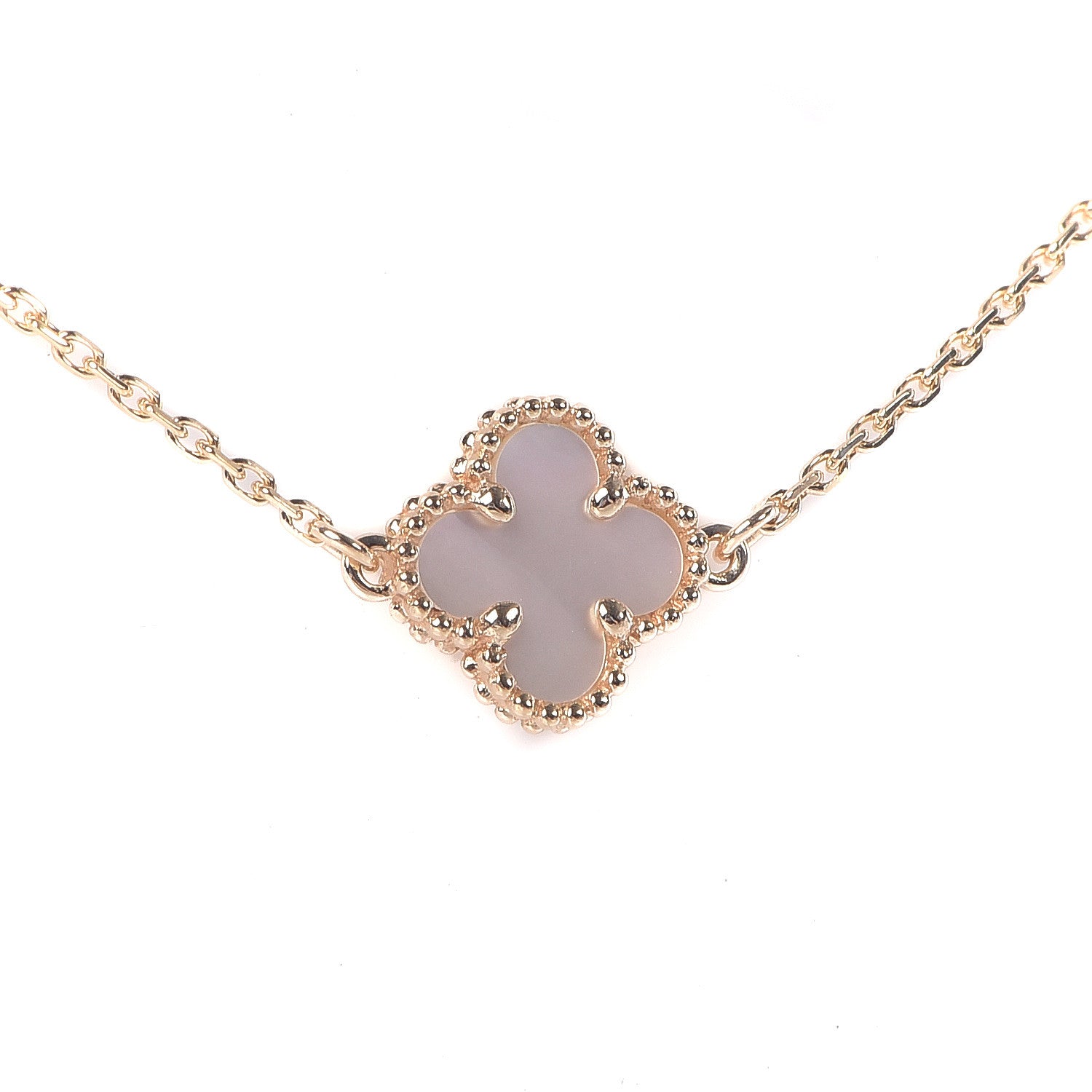 Van Cleef & Arpels 18K Yellow Gold Mother of Pearl Sweet Alhambra Bracelet 7 of 8