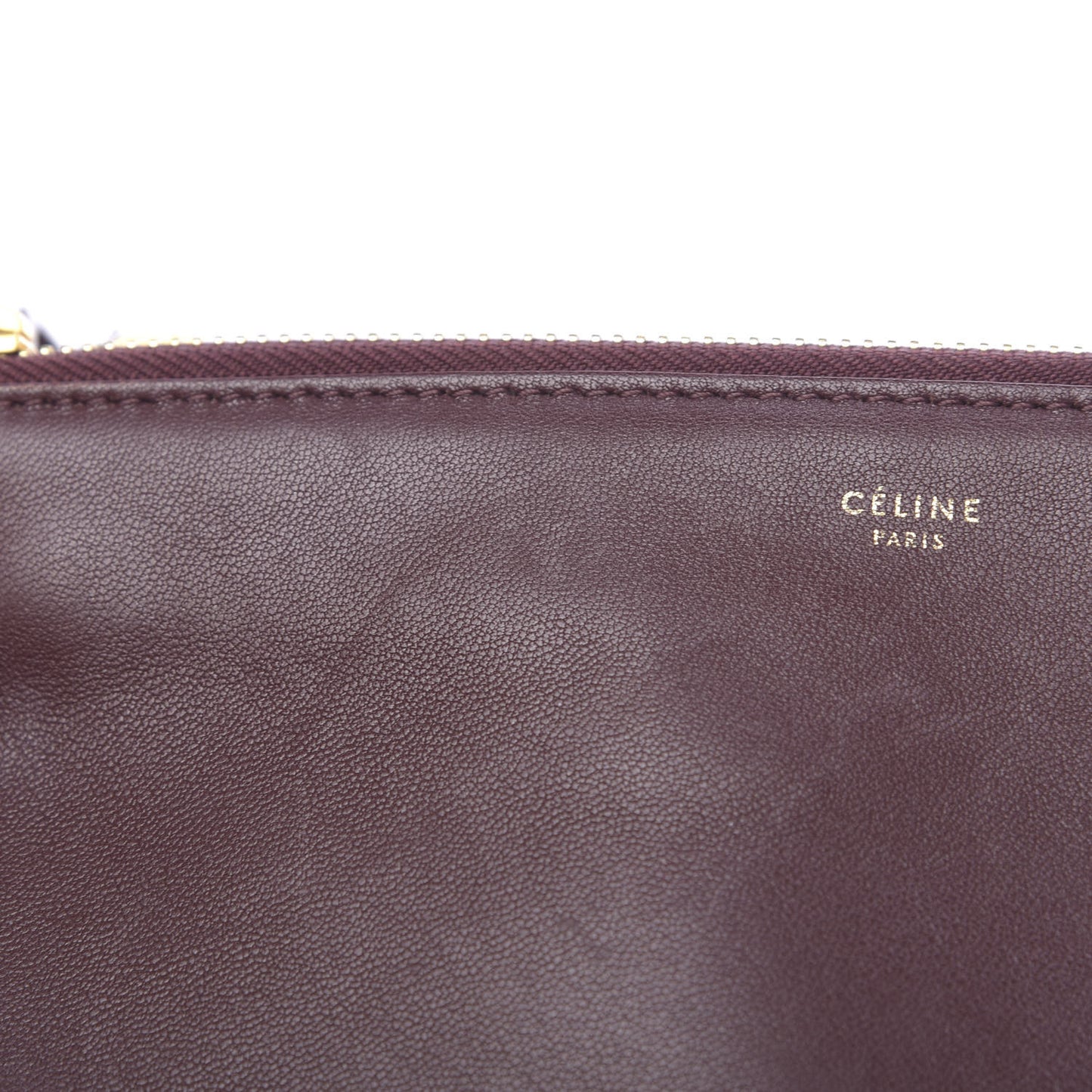 Smooth Lambskin Small Trio Crossbody Bag Burgundy